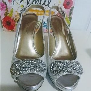 Antonio Melani silver heels